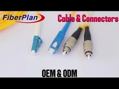MTP de alto rendimiento MPO de fibra de PVC LSZH OM3 cable de parche óptico con baja pérdida de inserción